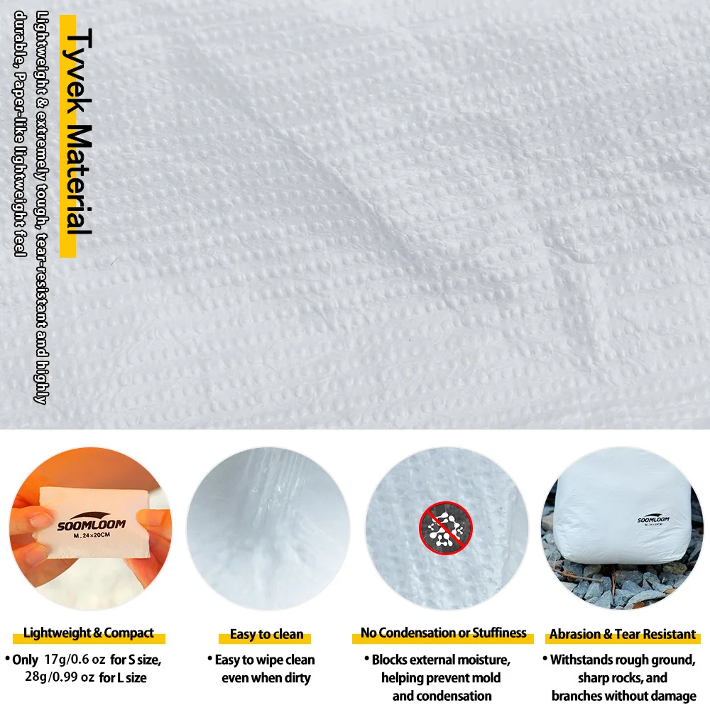 Soomloom Tyvek Aufbewahrungstaschen-Set, ultraleichte, reißfeste – Bild 3