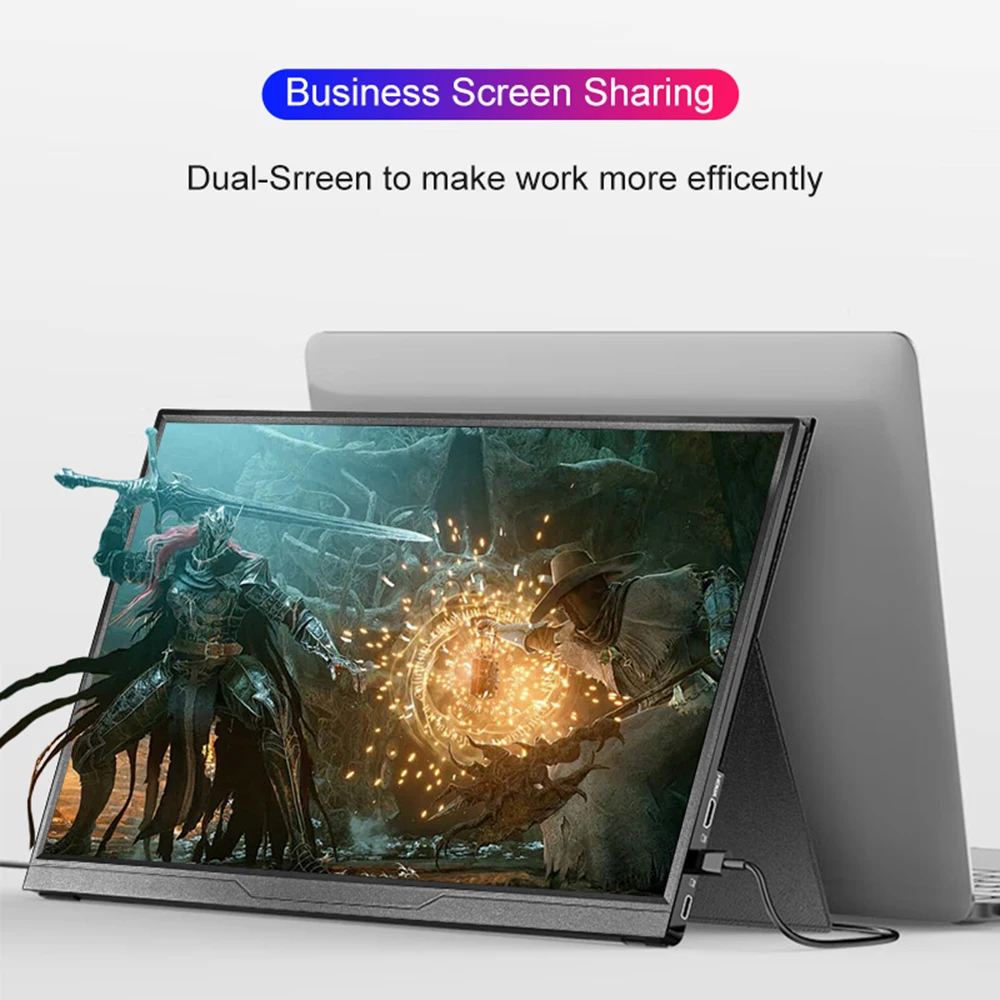 14 Zoll Tragbarer Touchscreen-Monitor Ultra-dünn 1200P IPS USB-C HDMI – Bild 3