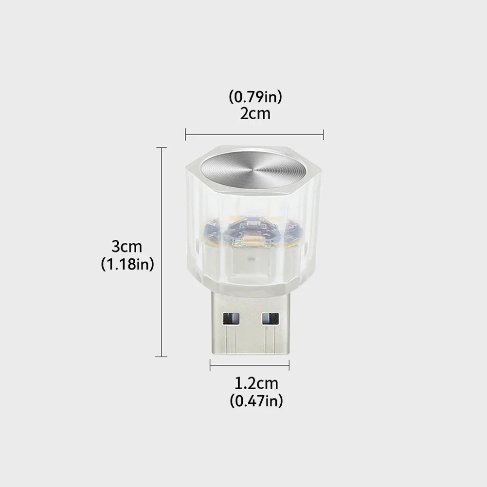 Auto USB Innen Umgebungs Licht LED Atmosphäre Dekorationen Lichter – Bild 6
