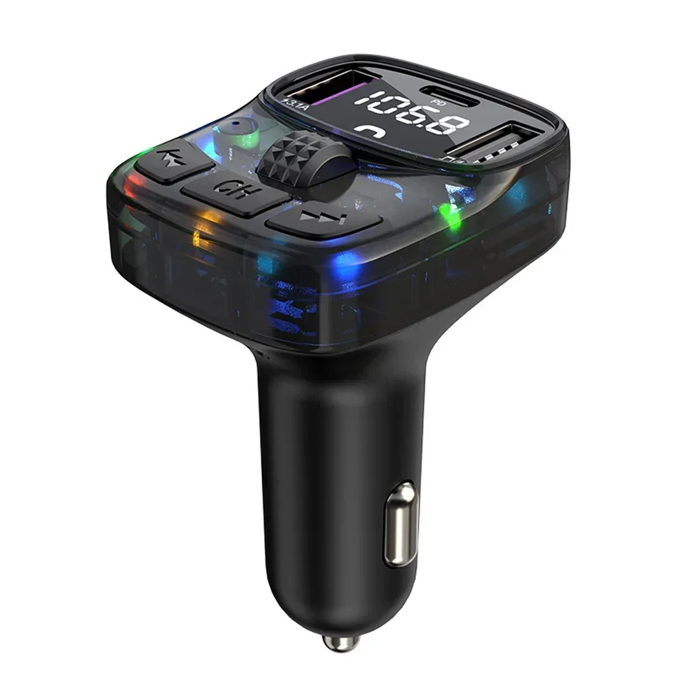 Bluetooth 5.3 FM-Transmitter Kabelloses Freisprechsystem MP3-Player – Bild 6