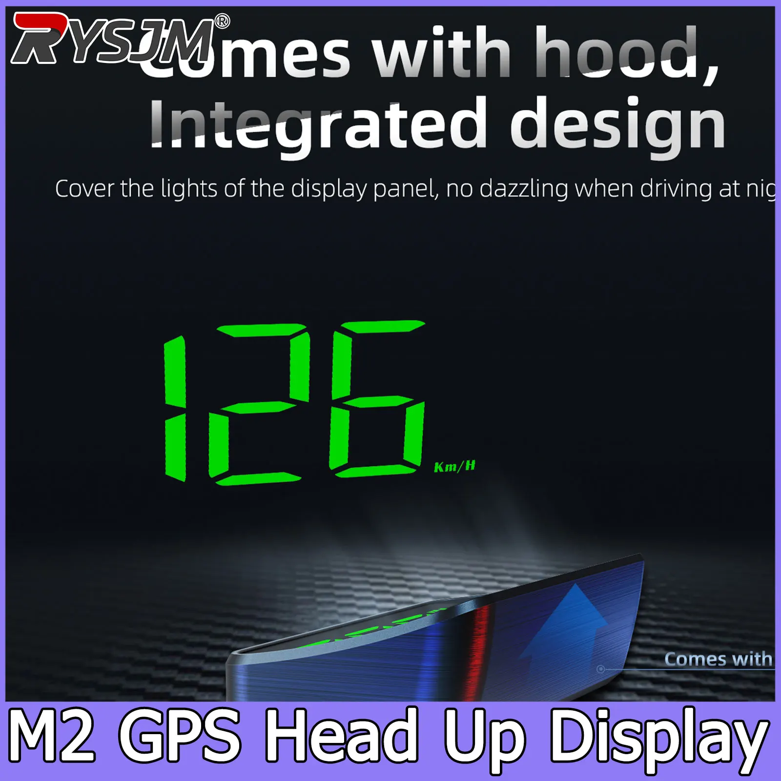 M2 HUD Head-up-Display Auto-GPS Digitaler Tachometer Universeller