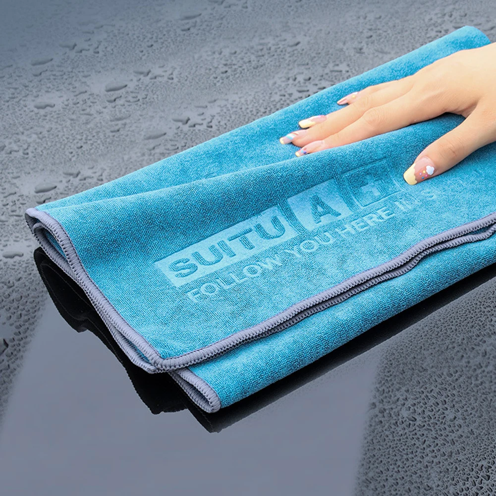 Auto Waschen Mikrofaser Handtuch Auto Reinigung Trocknen Tuch Auto – Bild 5