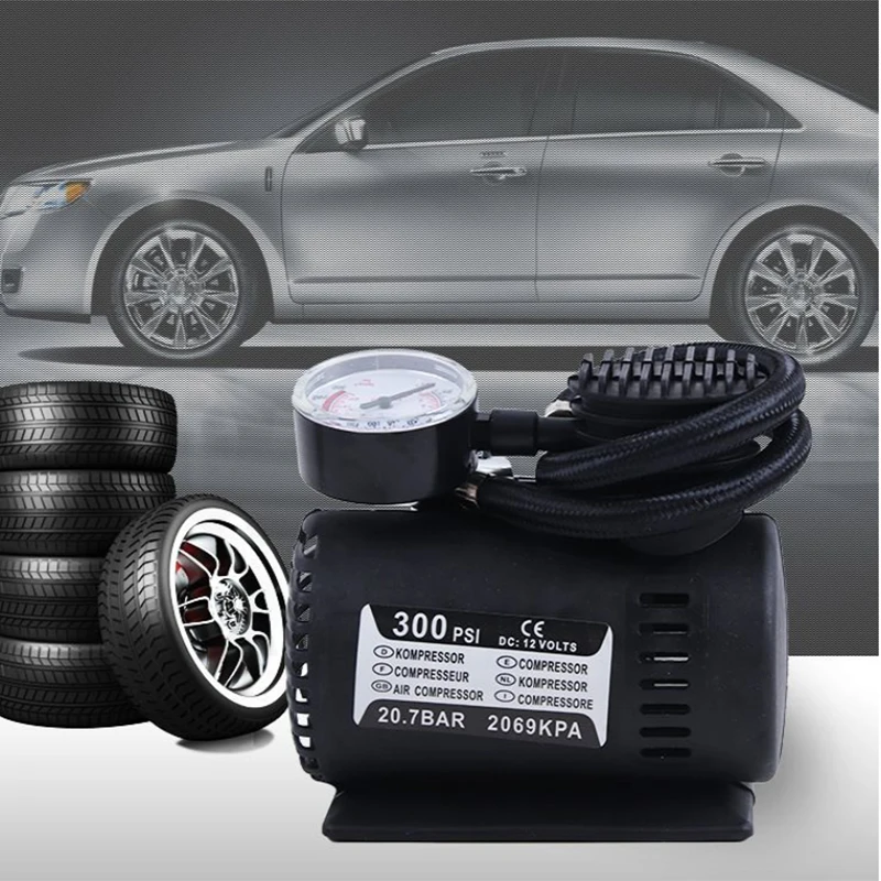 12v 300psi tragbare Auto Luft kompressor Reifen füller Pumpe Universal – Bild 2