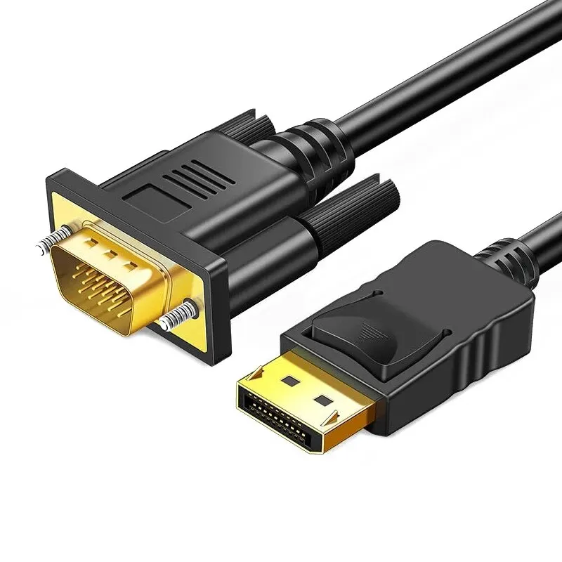 DisplayPort auf VGA Kabel für Monitor, TV und Projektor