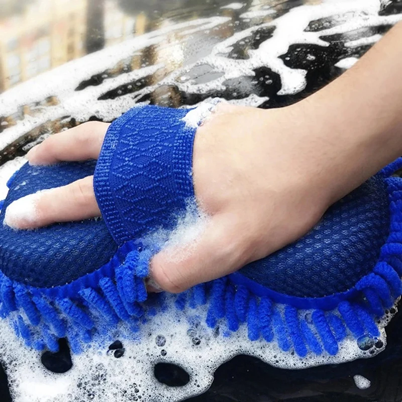 Ultra Feine Faser Auto Waschmaschine Schwamm Pinsel Reinigung Auto – Bild 4
