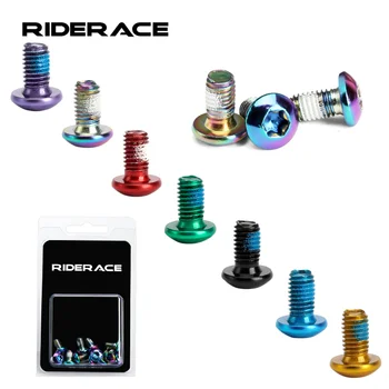Fahrrad Disc Bremse Schraube M5X10mm T25 Überzug Titan Bunte MTB Fahrrad Farbe Nicht-slip Disc (12 Stück)