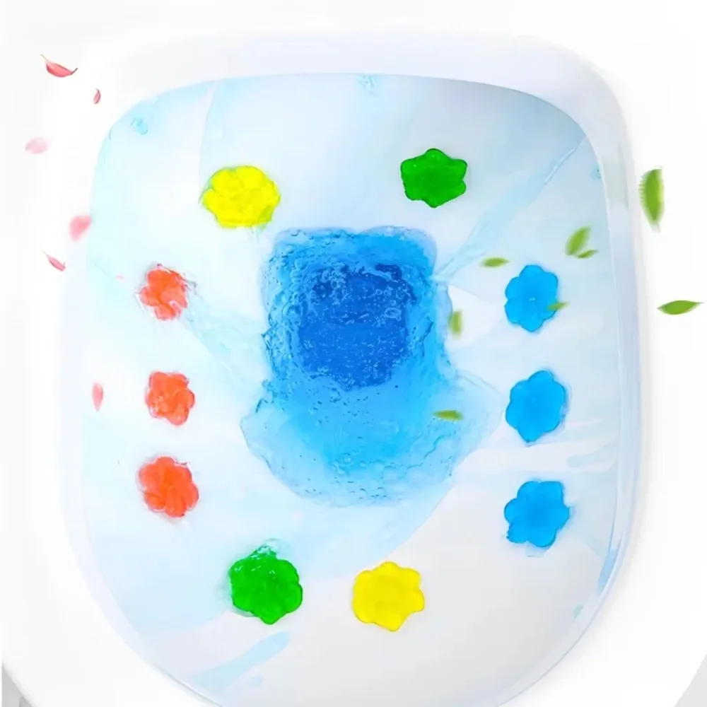 Blumenförmiges Toilettenreiniger-Gel, Toiletten-Deodorant-Gel – Bild 5