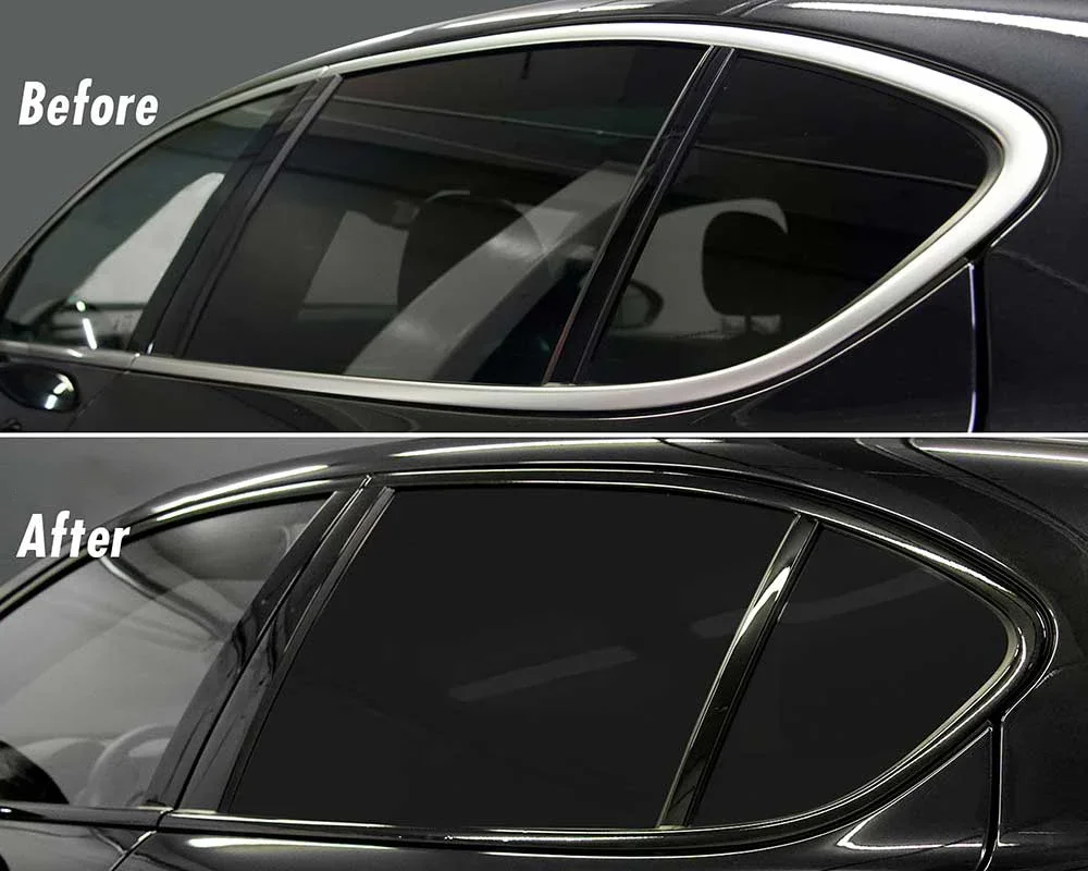 Glänzende schwarze Vinyl Wrap Strip Tape Car Wrap Folie – Bild 2