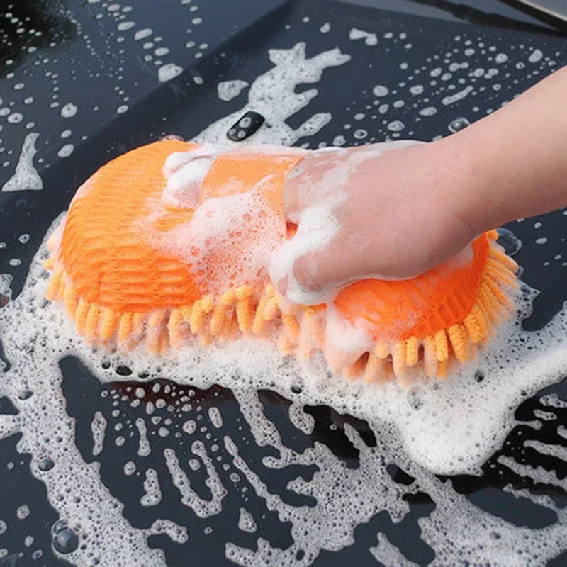 Mikrofaser-Autowaschschwamm, Reinigungsbürsten für Autopflege – Bild 4
