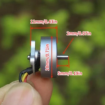 【ST】Heiß begehrt! 1S-2S 3,7V 7,4V 15000KV Winziger 14mm 3-Phasen Bürstenloser Motor Hochgeschwindigkeitsmotor