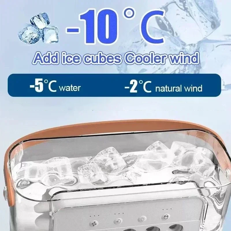 3-in-1 neuer Ventilator, Klimaanlage, kleiner Luftkühler für den – Bild 2