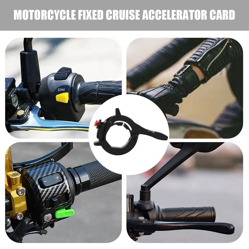 Motorrad Tempomat Gassperre Universal Leichte Hand Grip Lock Clamp – Bild 4