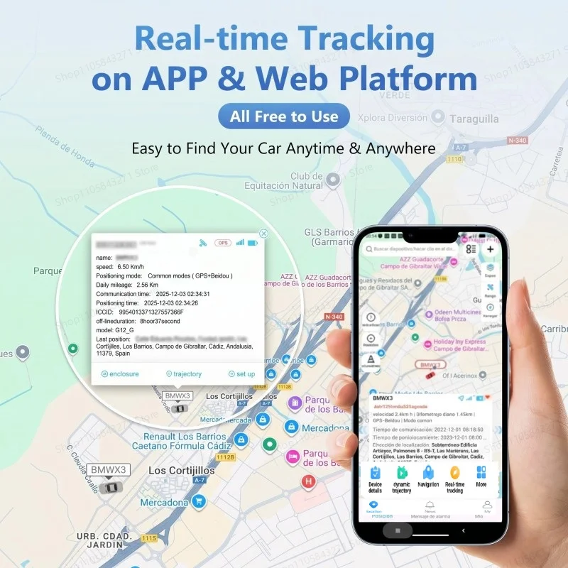 GPS-Tracker für Auto, Motorrad, LKW, 4G-GPS-Ortungsgerät – Bild 3