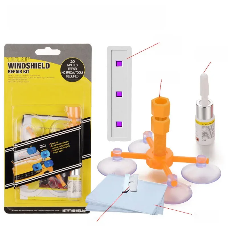Windschutzscheiben-Reparaturset - DIY-Schnellreparaturlösung für Risse – Bild 2
