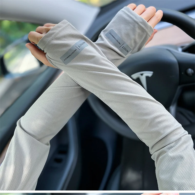 1 Paar Sonnenschutz-Armabdeckungen, Unisex, Ellenbogenabdeckung – Bild 6