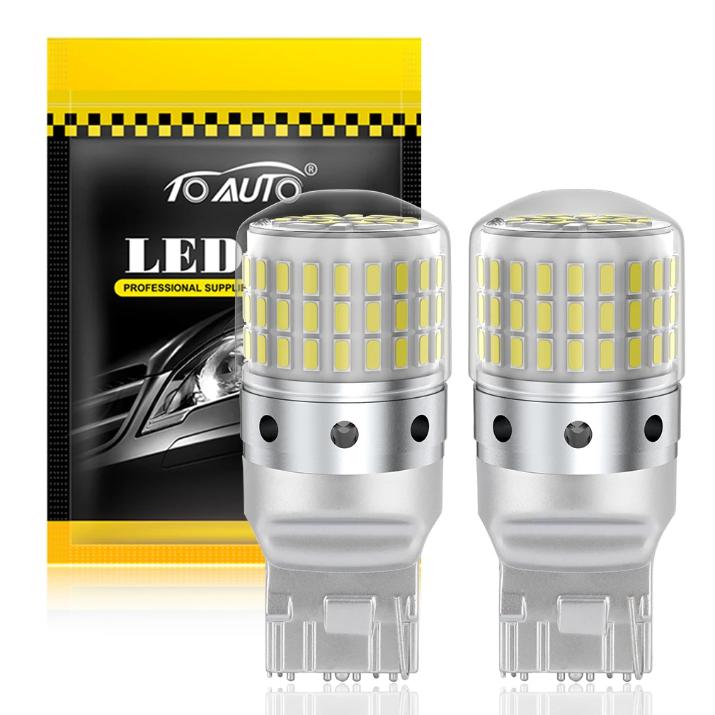 Canbus T20 7440 WY21W W21W 7443 W21/5W Auto Blinker LED T25 3156 P27W 3157 P27/7W Lampen Reverse (2 Stück)