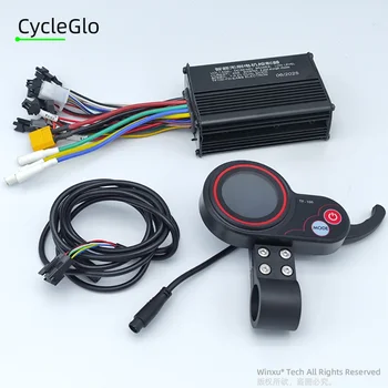 36V 48V 500W 20A E-Scooter Bürstenloser Motor Universal Controller TF-100 TF100 LCD-Drosselklappensatz