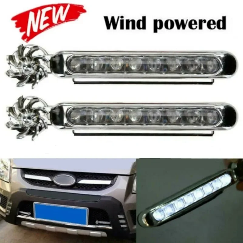 Windkraftbetriebene Auto-LED-Tagfahrleuchte Zusatzbeleuchtung – Bild 3