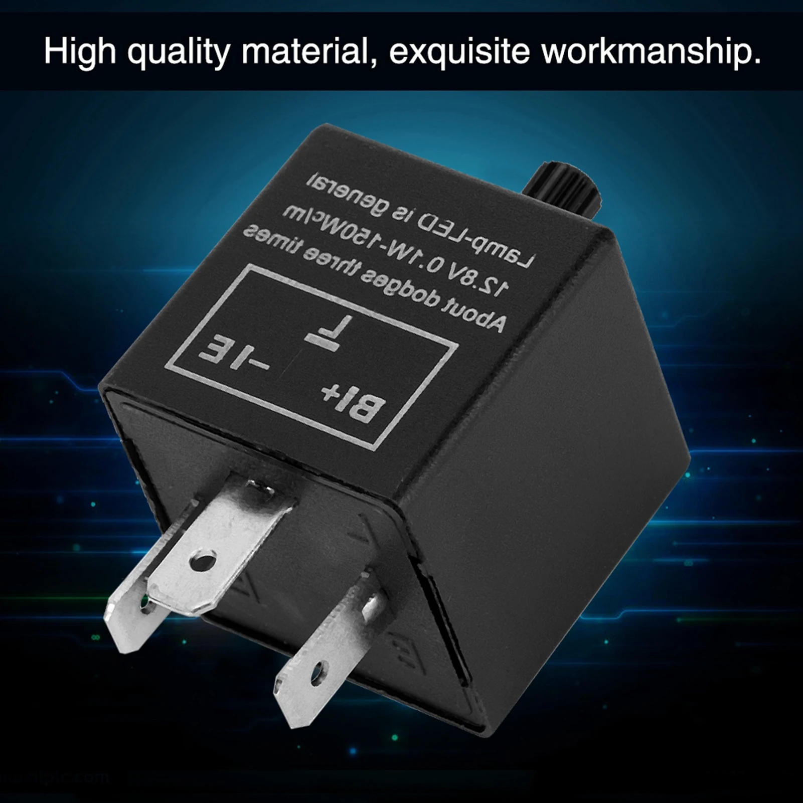 12 V 3 Pin Einstellbare LED Licht Blinker Relais Fix Für Blinker – Bild 3