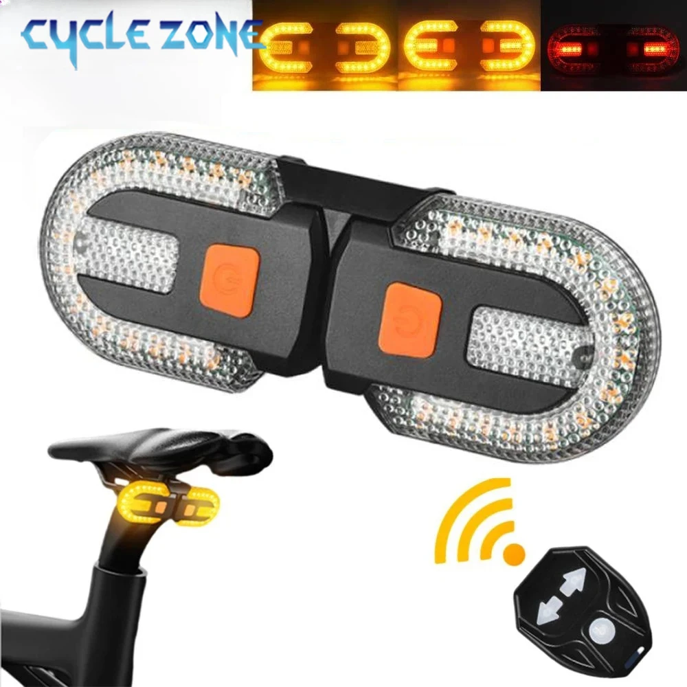Fahrrad-Blinker-Rücklicht Wiederaufladbare LED-Lampe MTB Fahrrad-Blinker-Rücklicht Warnrücklicht