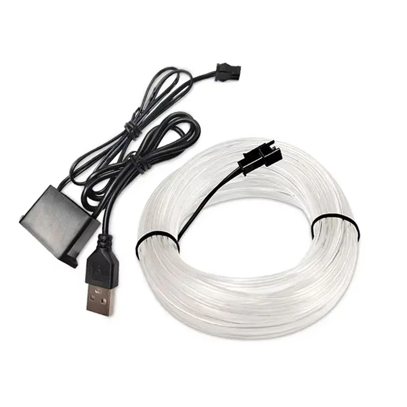 1M/3M/5M Auto Innen Led Dekorative Lampe EL Verdrahtung Neon Streifen – Bild 6