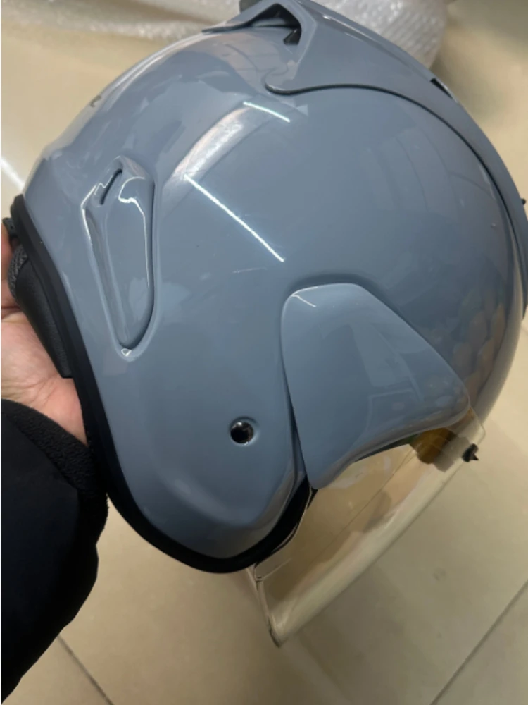 3/4 Open Face SZR VEO Helm für Harley Motorrad Cruiser Motorrad – Bild 4