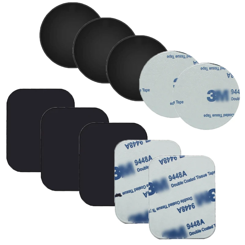 Metall Disk Platte für Magnetische Telefon Halter Schwarz Eisen Blatt Disk Aufkleber Auto Telefon (5 Stück)