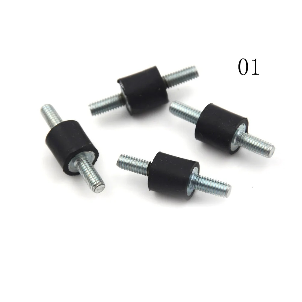 Anti Vibration Silentblock Boot Auto Spule Gummi Halterungen Männliche Werkzeuge M4 M5 M6 M8 Gummi (4 Stück)
