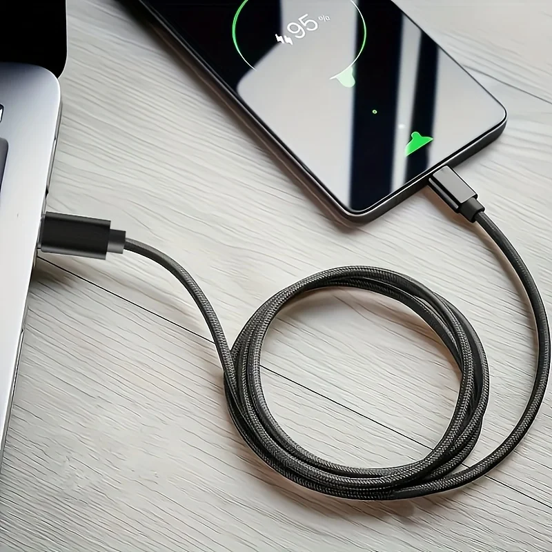 60W Schnellladegerät Typ C auf Typ C 1M 2M 3M Kabel PD – Bild 2