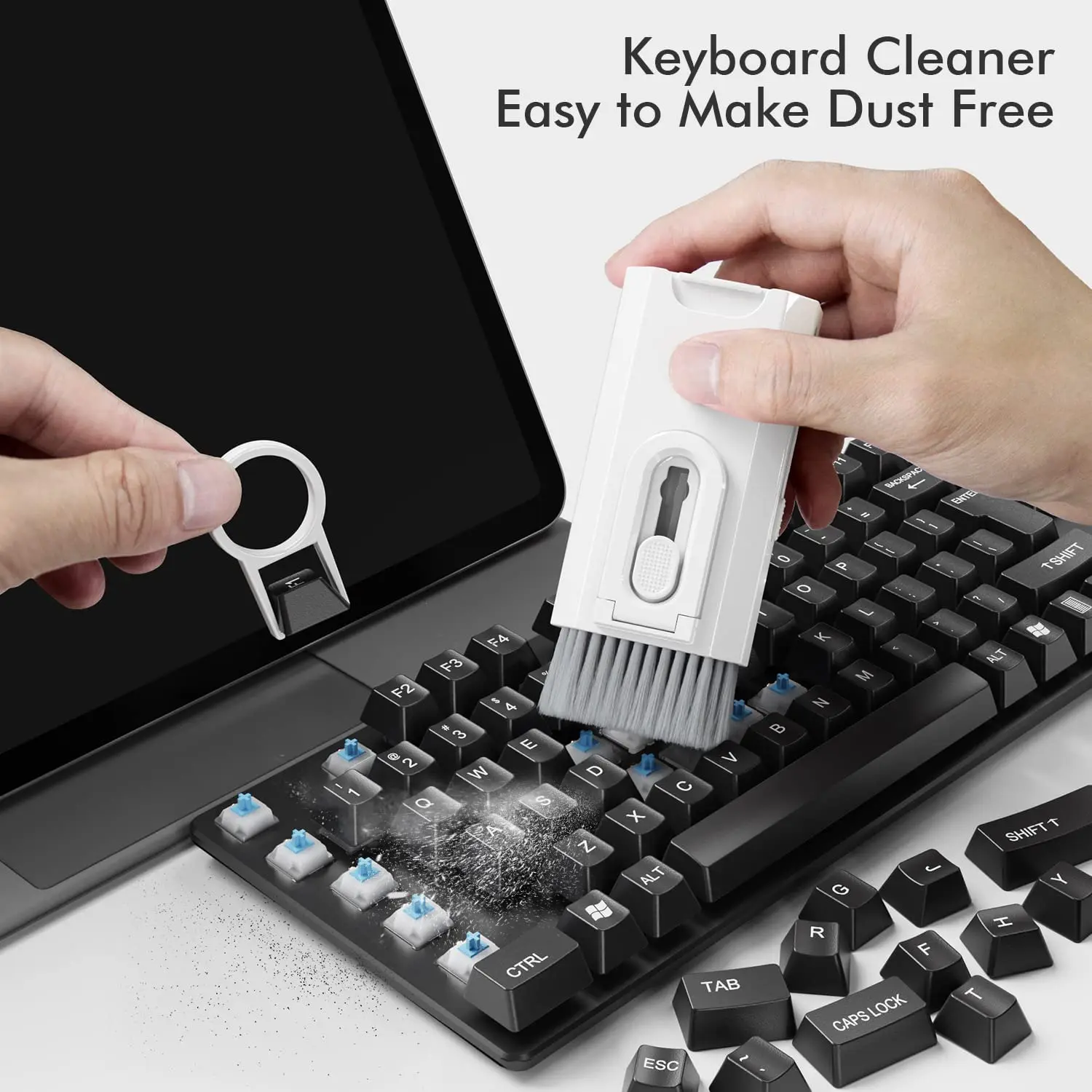 8-in-1-Reinigungsset, Computer-Tastatur-Reinigungsbürste – Bild 2