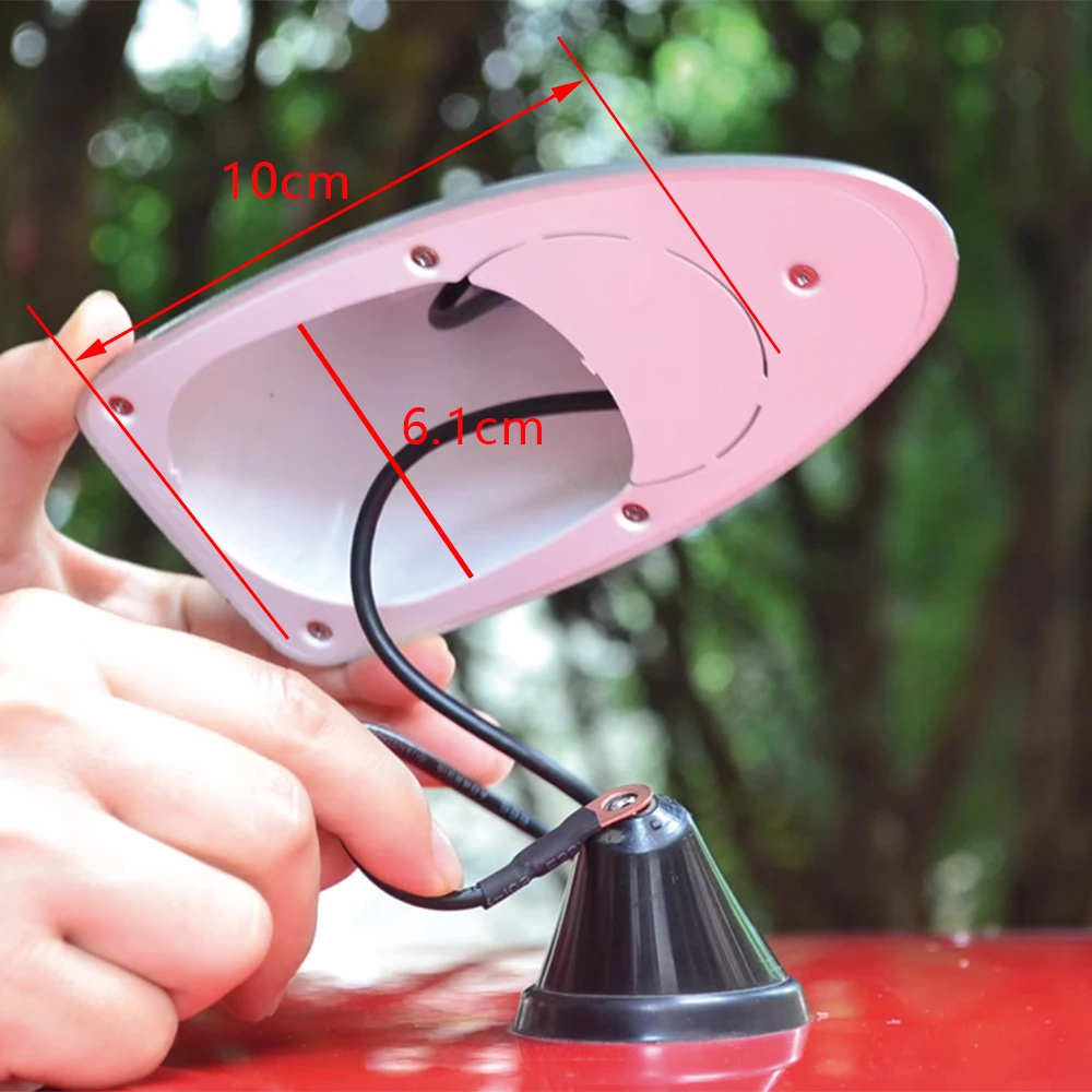 Auto Antennen Shark Fin Antenne Auto Radio Signal Antennen Dach – Bild 2