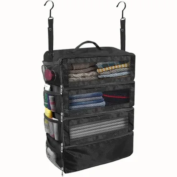 Koffer-Organizer, Reisegepäck-Organizer mit hoher Kapazität, hängendes Regal, Verpackungswürfel, Schrank