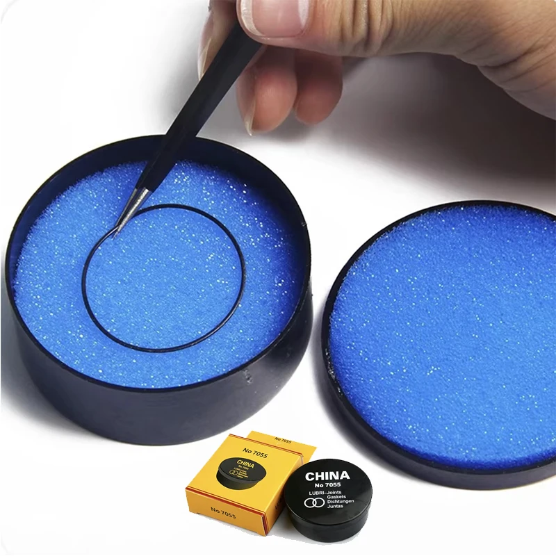 Uhr Zurück O-Ring Fall Wasserdichte Öl Box Uhr Krone O-Ring Dichtung Silikon Fett Dichtung Schmiermittel