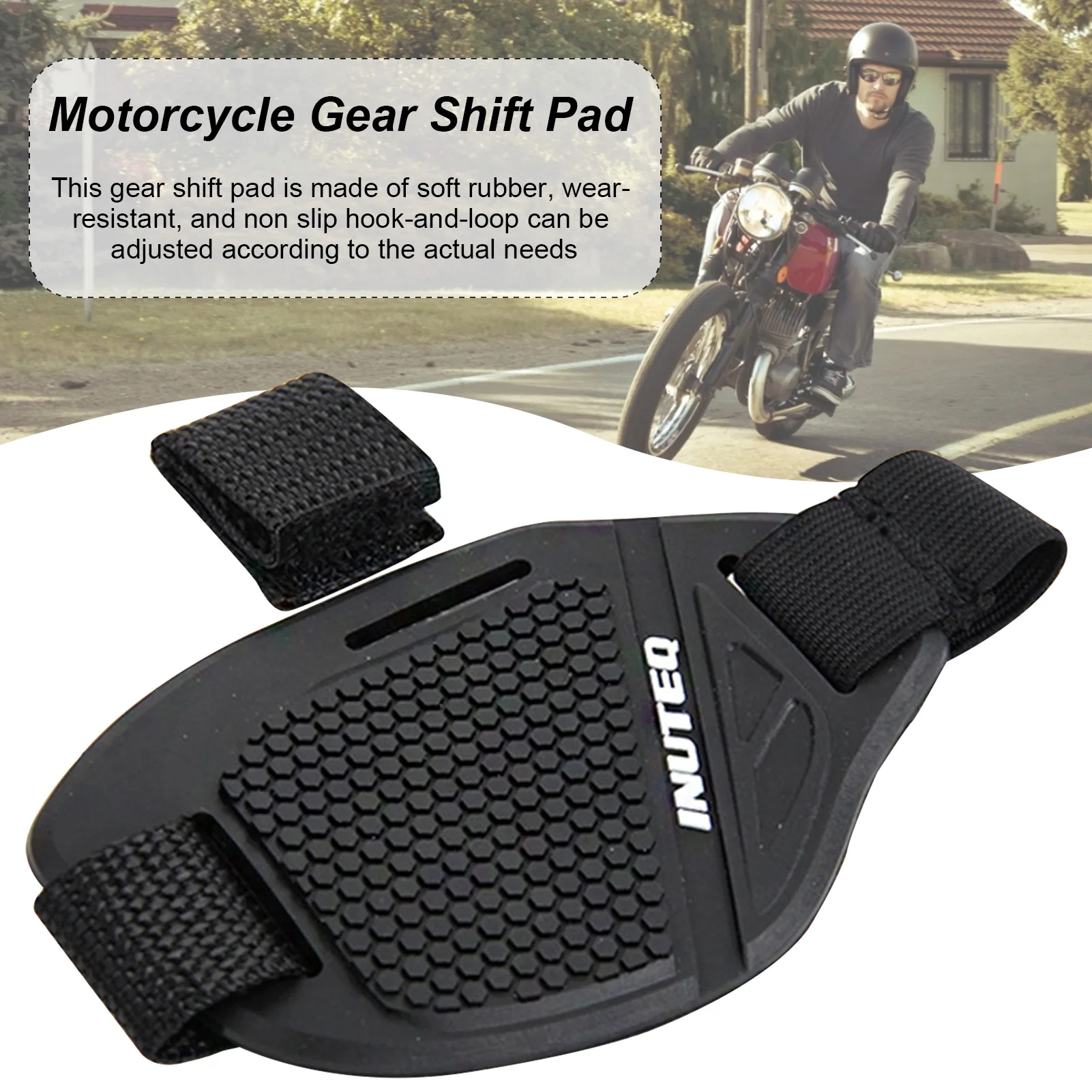 Motorrad Shift Pad Gummi Boot Schutzhülle Einstellbare Shifter Schild – Bild 4