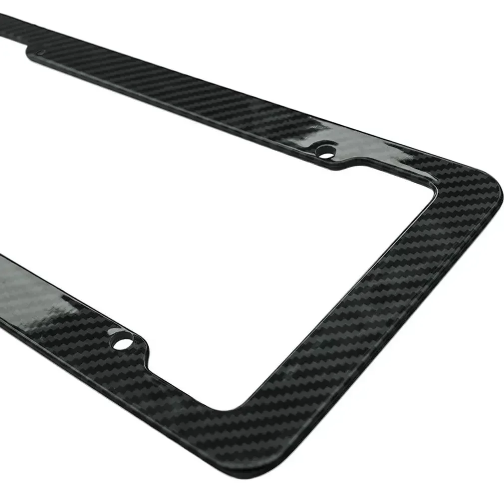 Kennzeichen Halter Carbon Faser Auto Kennzeichen Rahmen Halter Auto – Bild 5