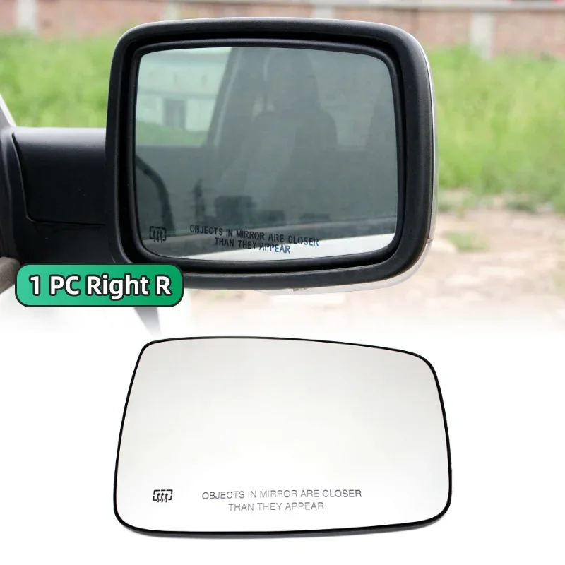 Ausgezeichnete Seitenansicht, beheiztes Ersatzspiegelglas für Dodge Ram 1500 2500 2010-2019, Autozubehör