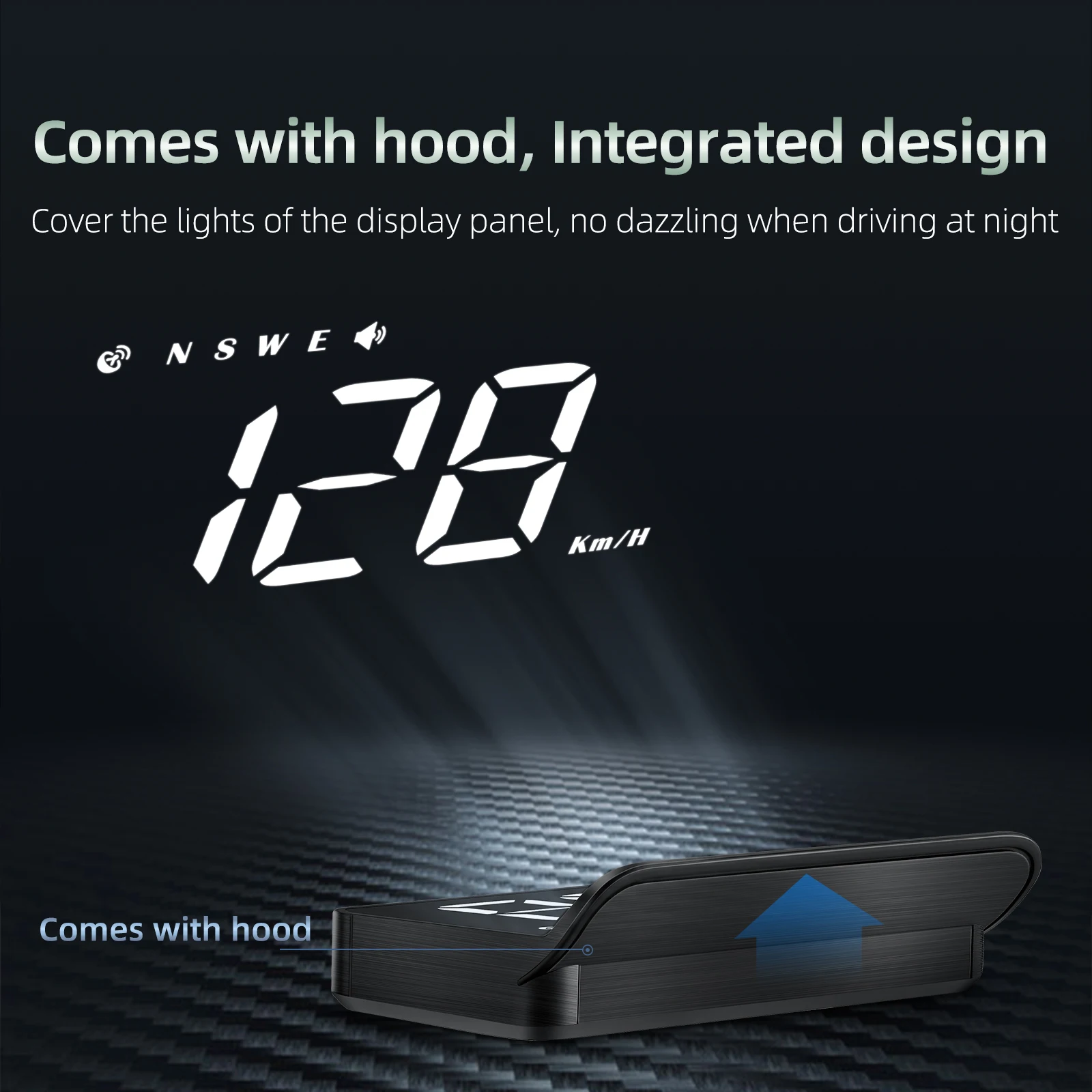M3 OBD2 HUD / M1 GPS Head-Up-Display Auto-Projektion GPS-Tachometer – Bild 4
