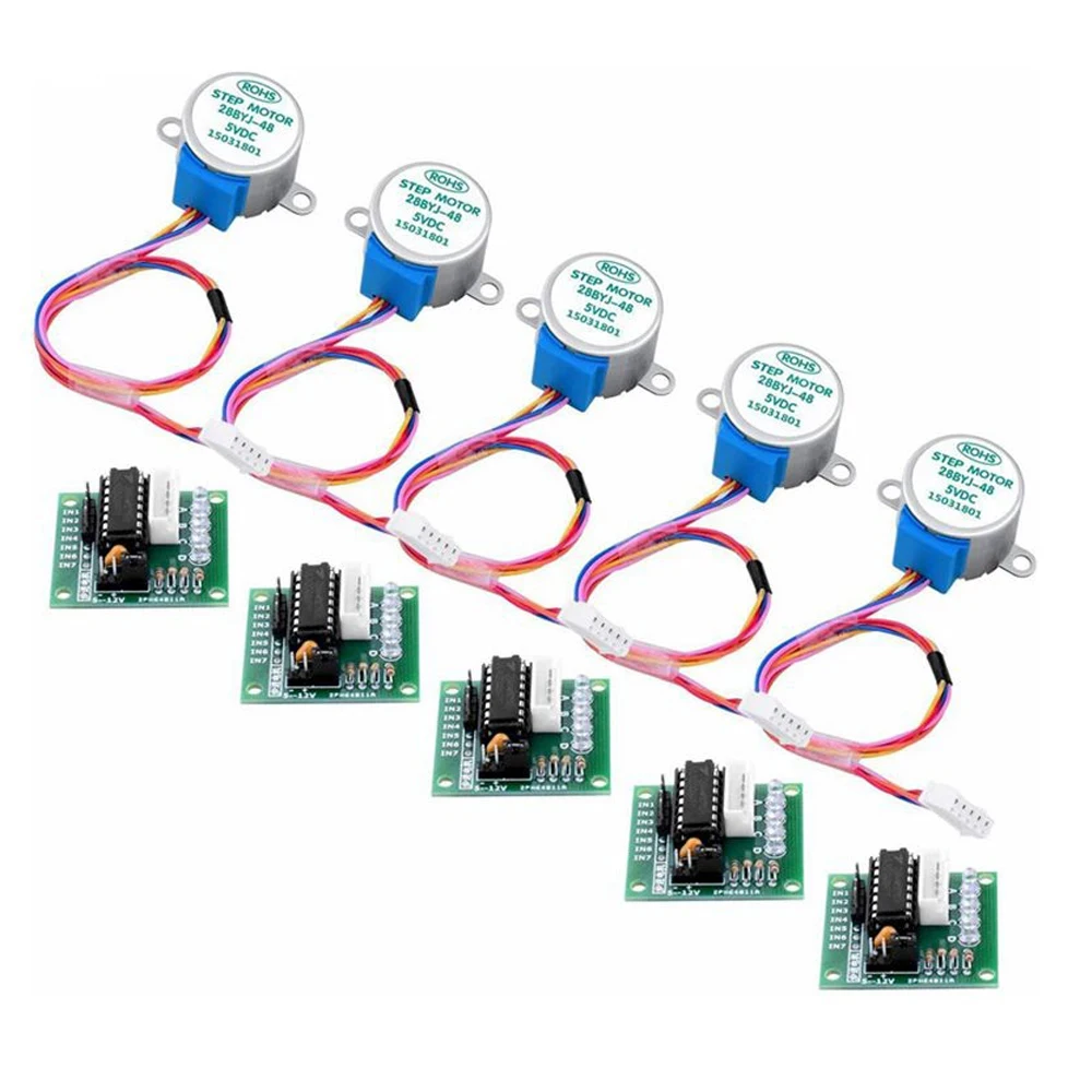 28BYJ-48 ULN2003 5V Schrittmotor + ULN2003 Treiberplatine Geeignet für Arduino Treiber Testmodul