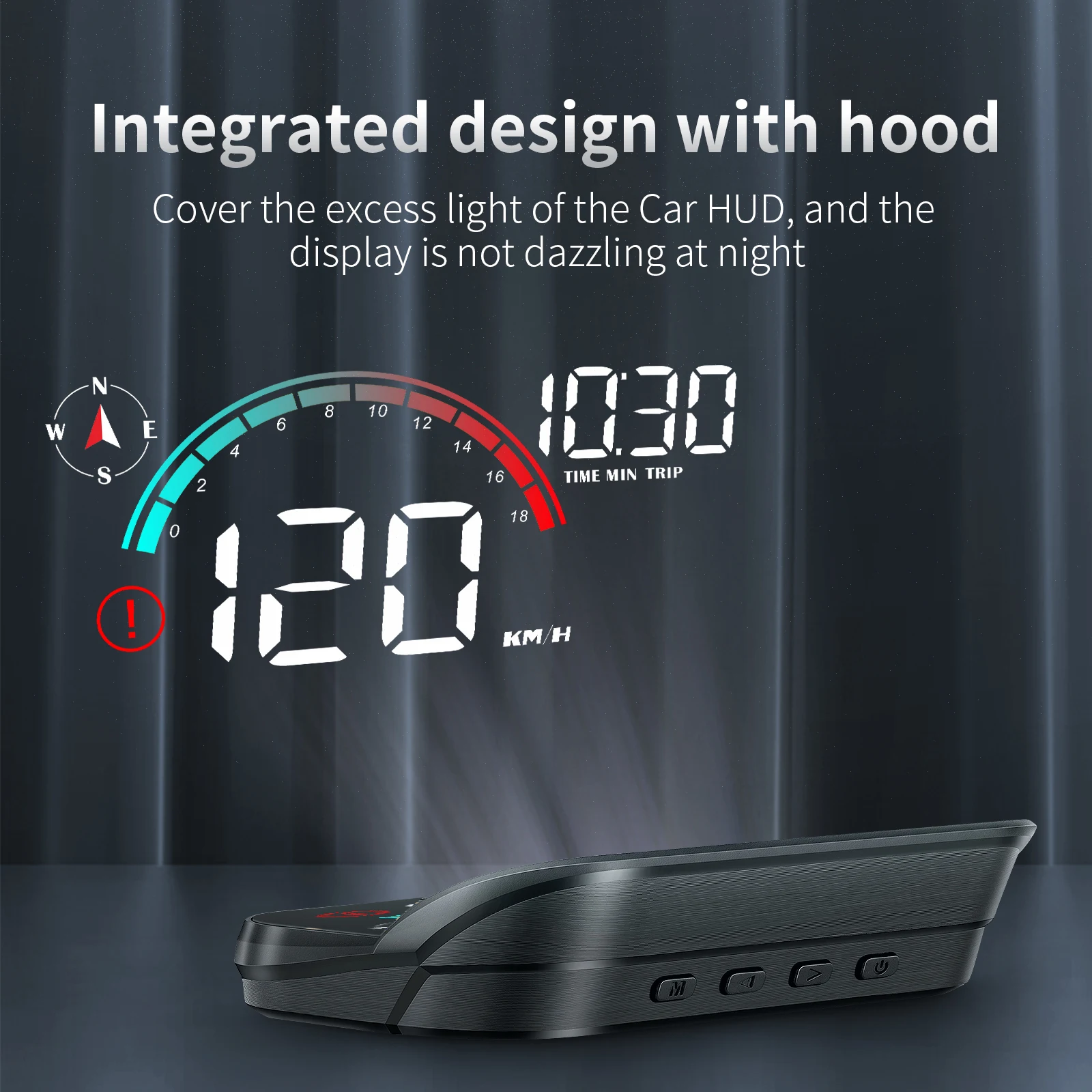 M22 Auto HUD Head Up Display Universal Digital GPS Tachometer HD LCD – Bild 2