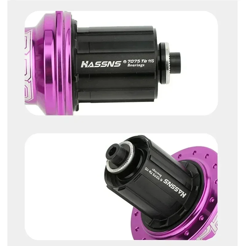 HASSNS Pro 7 36h Hinterradnabenlager 36 Löcher Freilauf MTB Fahrrad – Bild 5