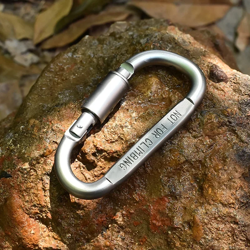 Karabiner Set Für Schlüssel Camping Überleben EDC Outdoor – Bild 4