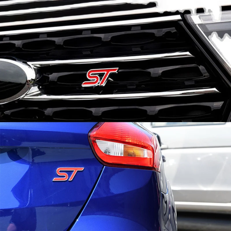 3D Metall ST Linie Kühlergrill Emblem Abzeichen Auto Kopf Stamm – Bild 5
