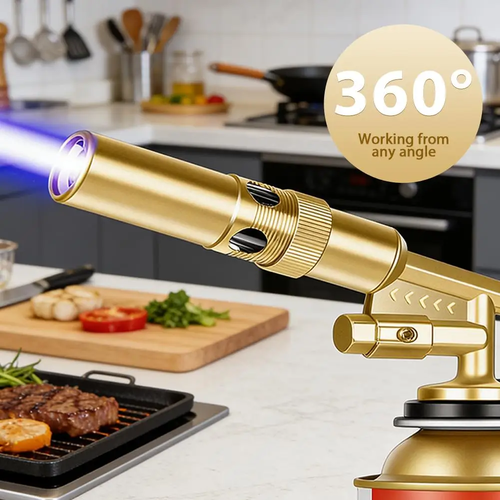 Schweißgasbrenner Flammenpistole Gasbrenner Lötlampe Kochen Outdoor – Bild 2