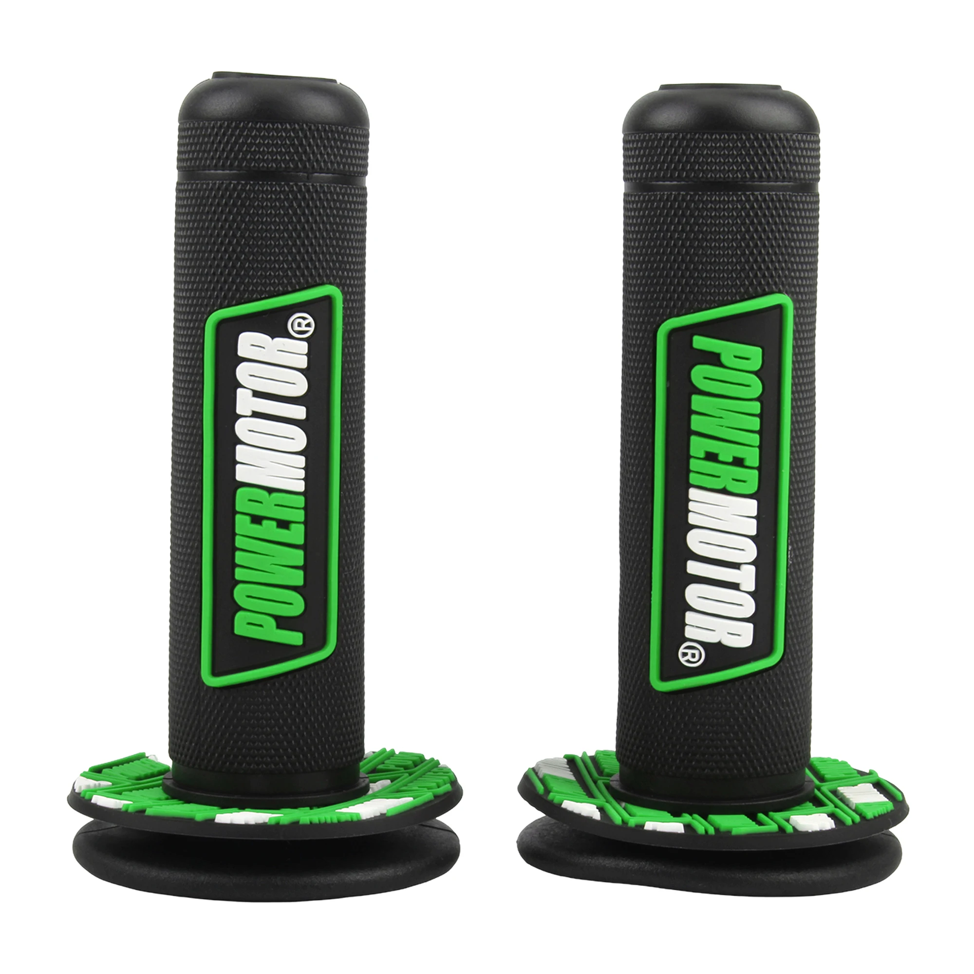 PowerMotor Motorradgriffe Gel Anti-Rutsch Verschleißfester stoßdämpfender Griff Gummi ATV Roller Motocross