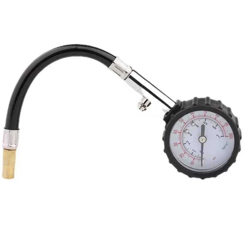 Reifen Luftdruck Tester 0-100 Psi Hochpräzise Universal Lange Rohr – Bild 4