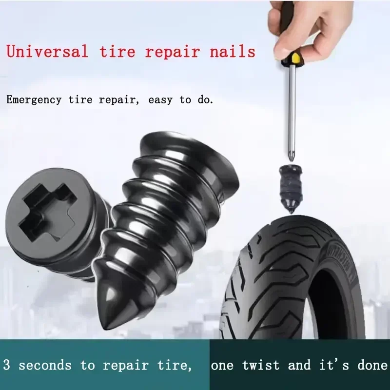 Auto Reifen Reparatur Gummi Nagel Hülse General Motors Motorrad Reifen – Bild 3
