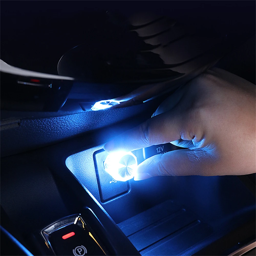 Usb Lampe Auto Innen Lichter Innen Auto Beleuchtung Atmosphäre Lampe – Bild 3
