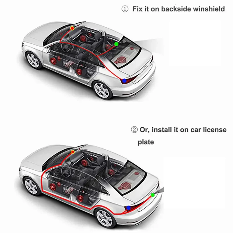 IR Auto Rückansicht Kamera Weitwinkel Reverse Parkplatz Wasserdichte – Bild 6