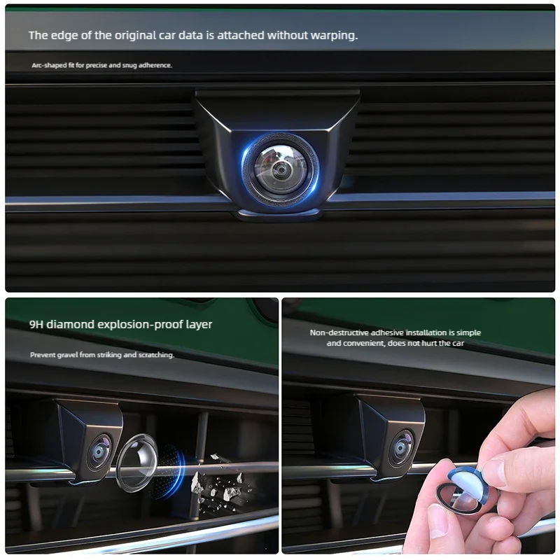 Auto-Kamera-Schutzabdeckung Frontkamera-Kratzschutz (2 Stück) – Bild 5