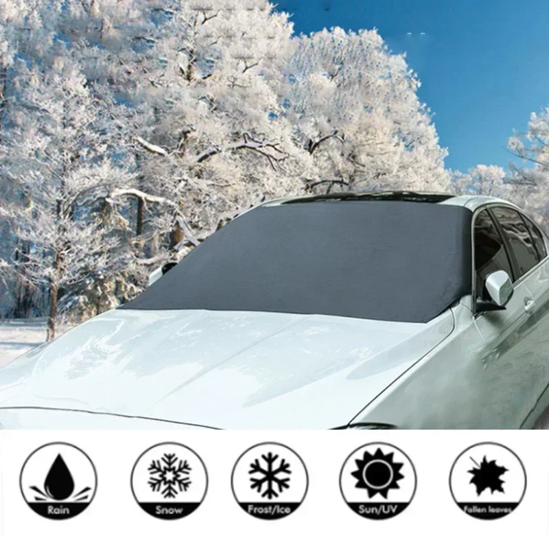 Auto Frontscheibe Schneeschild Frostschild Windschutz Schneeschild – Bild 5